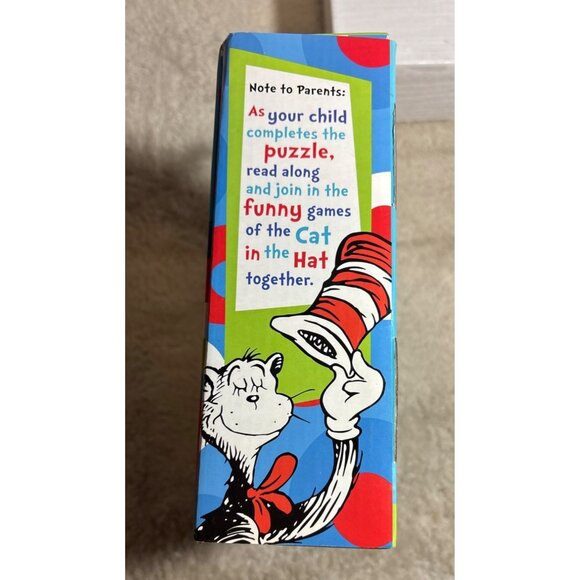 Dr Seuss The Cat In The Hat Floor Puzzle 48 Giant Pieces Age 3-5 Thing 1 Thing 2 - Picture 7 of 7